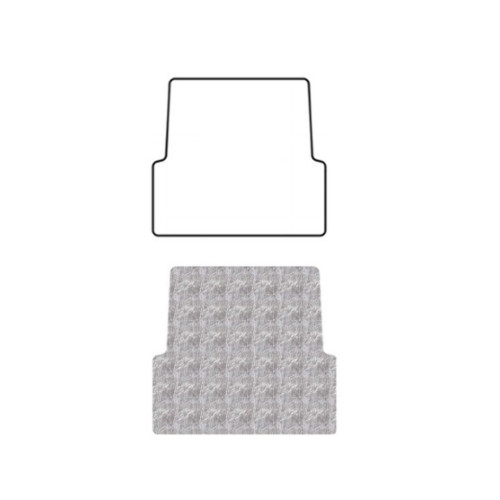 Trunk Floor Mat Cover for 1955-1962 MG MG-A Ultra High Definition Rubber Smooth