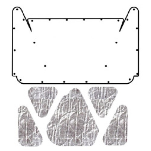 Hood Insulation Pad for 1965-67 Plymouth Satellite AcoustiHood Smooth