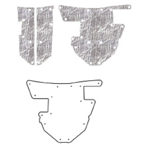 Hood Insulation Pad Heat Shield for 1984 Chevrolet Corvette