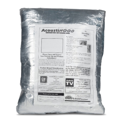 Hood Insulation Pad Heat Shield for 1971-1972 Chevrolet AcoustiHood Smooth