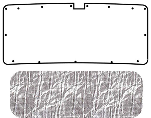 Trunk Lid Insulation Pad Cover for 70-74 Dodge Challenger, Under Trunk Cover Kit