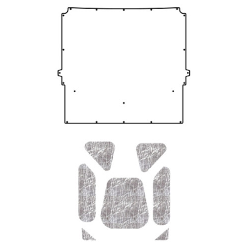 Hood Insulation Pad Heat Shield for 67 Chevrolet A-Body Under Hood Cover Smooth