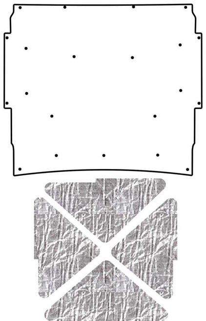 1966-67 Chevrolet Nova Hood Insulation Pad Heat Shield, AcoustiShield & ABS Material for Sound and Heat Insulation. USA Made. 1966-67 Chevrolet Nova Hood Insulation Pad Heat Shield, AcoustiShield & ABS Material for Sound and Heat Insulation. USA Made.