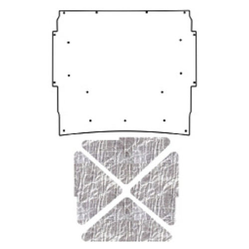 Hood Insulation Pad Heat Shield for 1966-1967 Chevrolet Nova