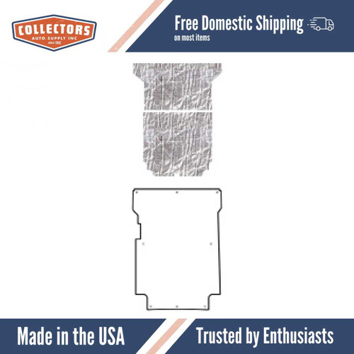 Premium Hood Insulation Pad Heat Shield for Chevrolet Corvette 1958-1962 - Ultimate Sound & Heat Insulation, Easy Install