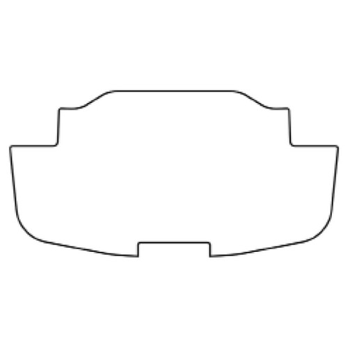 Trunk Floor Mat Cover for 58-62 Chevrolet Corvette Ultra High Def Rubber Smooth