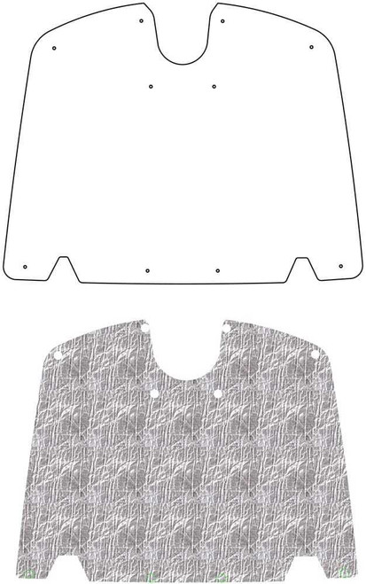 Trunk Lid Insulation Pad Cover for 1956-1960 Chevrolet Corvette
