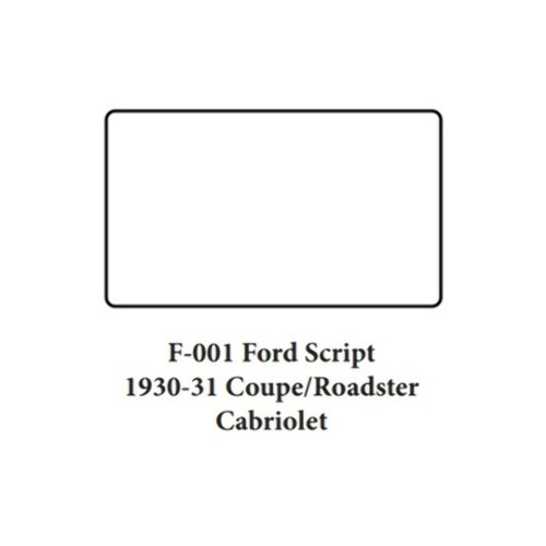 Trunk Floor Mat with Insulation for 1930-31 Ford Roadster w/AcoustiShield Kit