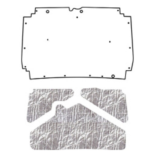 Hood Insulation Pad Heat Shield for 1986-1993 Jeep Comanche