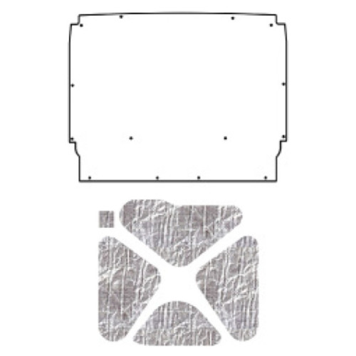 Trunk Lid Insulation Pad Cover for 62-65 Chevrolet Nova Under Trunk Cover Smooth
