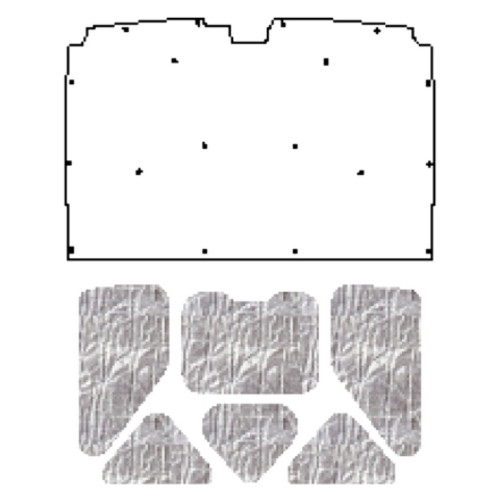 Hood Insulation Pad for 1978-87 Chevrolet El Camino G-Body AcoustiHood