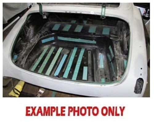 Trunk Floor Mat Cover for 1963-1964 Mercury Ultra High Definition Rubber Smooth