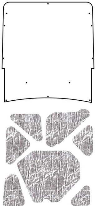 Hood Insulation Pad Heat Shield for 1967 Pontiac F-Body