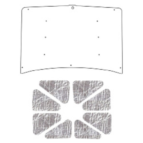 Hood Insulation Pad Heat Shield for 1981-1993 Dodge Truck Hood Insulation Pad Heat Shield for 1981-1993 Dodge Truck