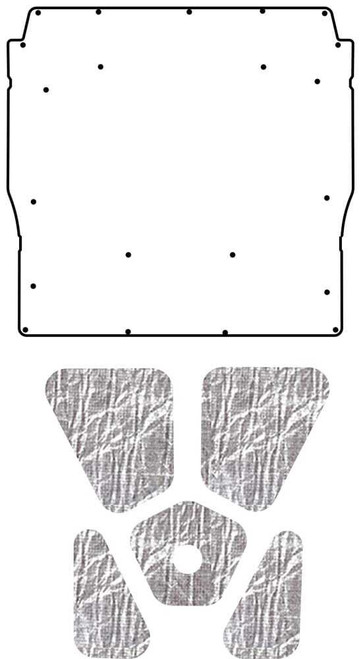 Hood Insulation Pad Cover for 1970-1972 Buick A-Body AcoustiHood Kit Smooth Hood Insulation Pad Cover for 1970-1972 Buick A-Body AcoustiHood Kit Smooth