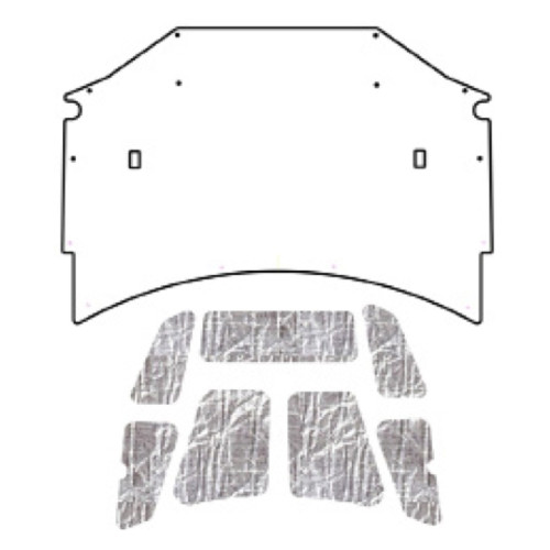 Hood Insulation Pad for 1998-2002 Pontiac F-Body AcoustiHood Kit Smooth