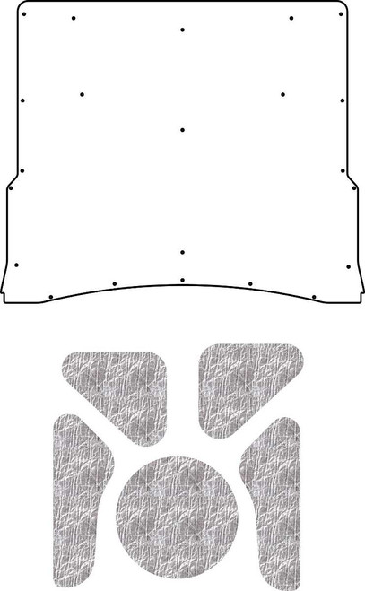 Premium Hood Insulation Pad & Heat Shield for Chevrolet A-Body & El Camino, AcoustiShield ABS Material Premium Hood Insulation Pad & Heat Shield for Chevrolet A-Body & El Camino, AcoustiShield ABS Material