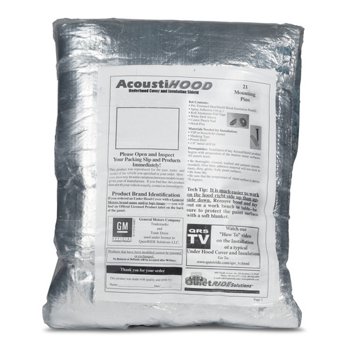 Trunk Floor Mat with Insulation for 1957-1958 Mercury, With AcoustiShield Kit