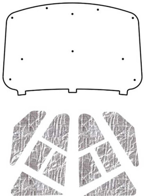 2014 Chevrolet Truck Under Hood Cover-Smooth