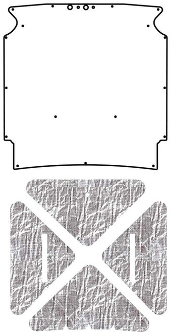 Hood Insulation Pad for 1964-65 Mercury Comet