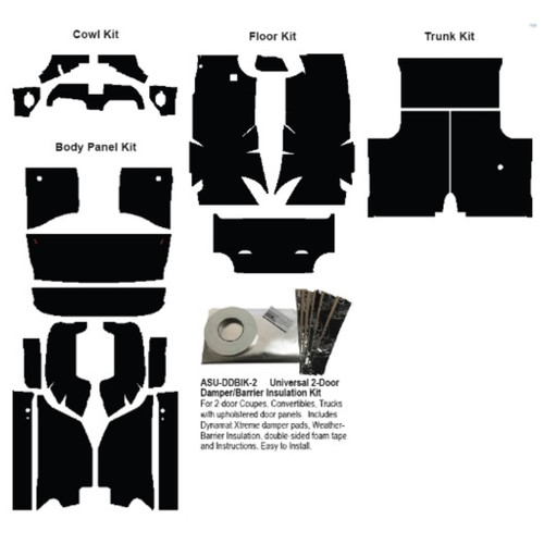 Insulation Sound Deadener Kit for 1959-960 Chevrolet Convertible Complete