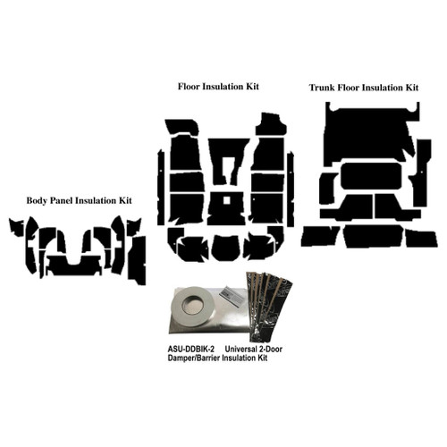 Insulation Sound Deadener Kit for 93-02 Chevrolet, Pontiac Convertible Complete