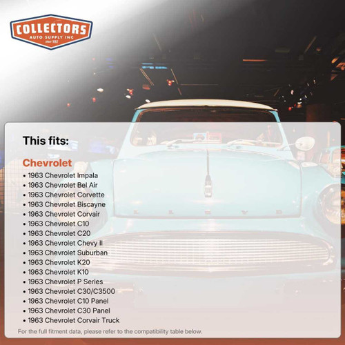 Hood Insulation Pad Heat Shield for 1963 Chevrolet Under Hood Cover Smooth