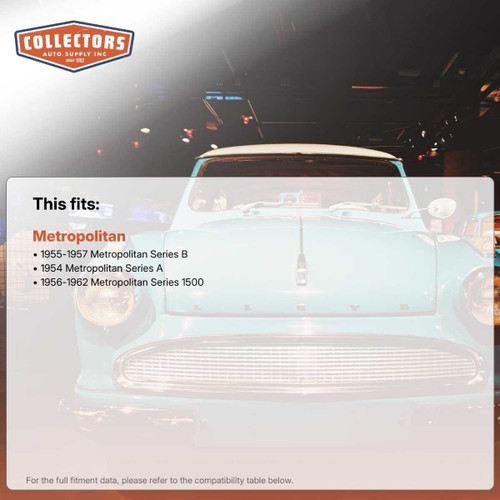 Insulation Sound Deadener Kit for 1954-1962 Metropolitan Coupe Shield Complete