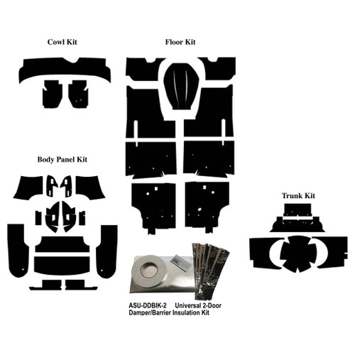 Insulation Sound Deadener Kit for 70-76 Dodge, Plymouth Convertible Complete