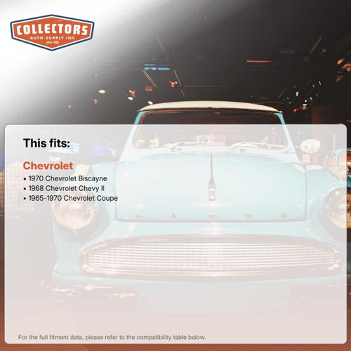 1965-1970 Chevrolet Impala, Chevrolet Chevelle, Chevrolet C10, Insulation Sound Deadener-Kit 