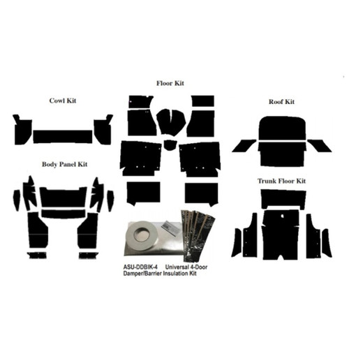 Insulation Sound Deadener Kit for 1962-1964 Ford Fairlane/Torino Sedan Complete