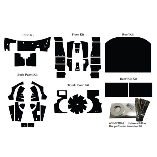 Insulation Sound Deadener Kit for 1974 Datsun 260Z Coupe Acoustishield Complete