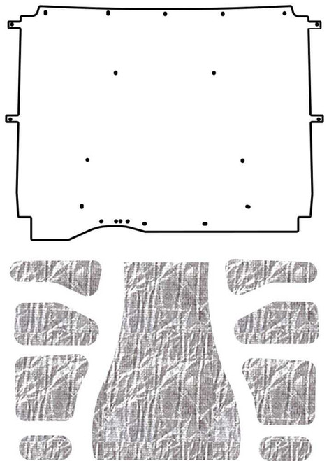 Hood Insulation Pad Heat Shield for 1982-1992 Chevrolet Camaro F-Body