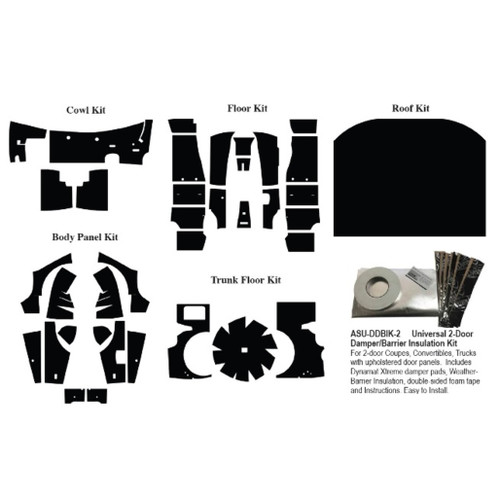 Insulation Sound Deadener Kit for 1974 Datsun Coupe Acoustishield Complete
