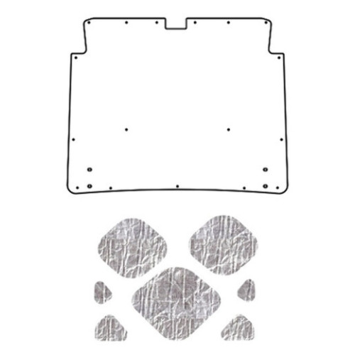 Trunk Lid Insulation Pad Cover for 1961-1962 Chevrolet Under Trunk Cover Smooth