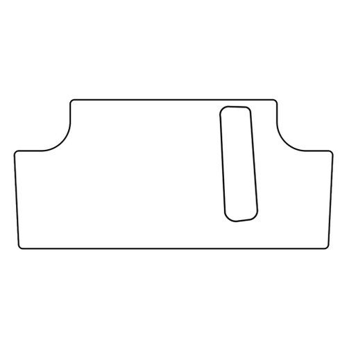 Trunk Floor Mat Cover for 1949-52 Chevrolet Ultra High Definition Rubber Smooth