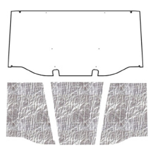 Hood Insulation Pad Heat Shield for 1969-1972 GMC Truck
