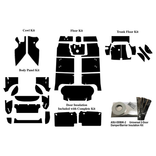 Insulation Sound Deadener Kit for 49-52 Oldsmobile 88-98 Acoustishield Complete