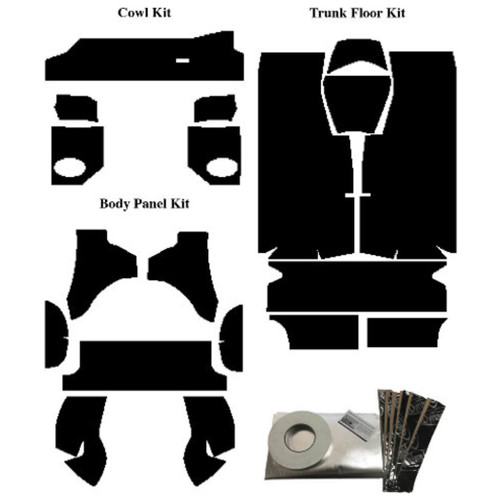 1968-1972 Pontiac Catalina, Chevrolet Impala, Oldsmobile Cutlass, Insulation Sound Deadener Kit GMA 6872-CVAK