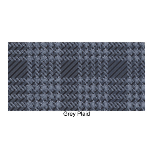 Trunk Floor Mat Cover for 1974 Dodge Coronet 2-Door Hardtop Rubber Gray Plaid
