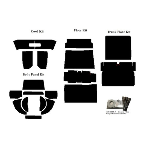 Insulation Sound Deadener Kit for 1932 Ford Roadster Acoustishield Complete