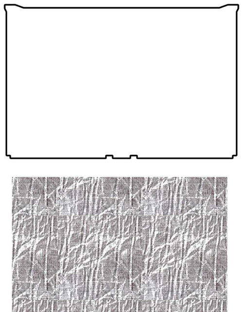 Hood Insulation Pad Heat Shield for 1961-1963 Buick Y-Body Under Cover Smooth