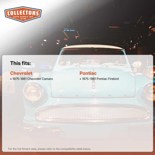 Insulation Sound Deadener Kit for 1975-81 GMF T-Top Coupe Acoustishield Complete