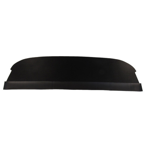 Package Tray for Pontiac Catalina Sedan Hardtop - Rear shelf in black cardboard/fiberboard, replica for 1959-1960 models.