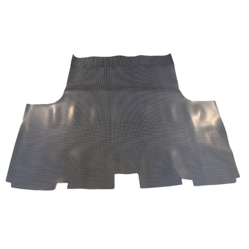 Trunk Floor Mat Cover for 1968-1970 Dodge Charger 2DR Hardtop, Gray Herringbone Rubber Material, Front Area Cover.