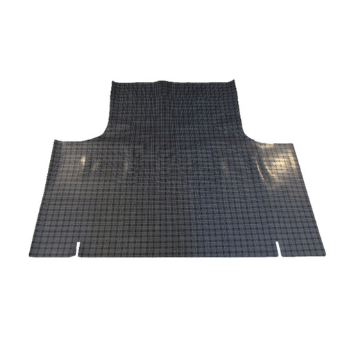 Trunk Floor Mat Cover for 1967 Chrysler 300 Newport Convertible, Gray Herringbone Rubber Material, Front Area Protection.