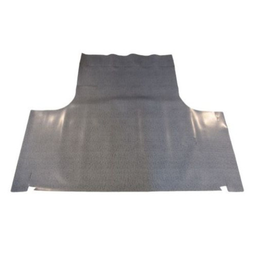 Trunk Floor Mat Cover for 1970 Plymouth Fury III Convertible, Gray Herringbone Rubber Material, Made in the USA.