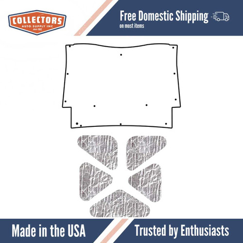 Trunk Lid Insulation for 1961-63 Ford Thunderbird