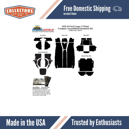 Door Panel Set for 1935-1936 Ford Truck Late Model | 0 | QRS-FORD 3536-TDPUL