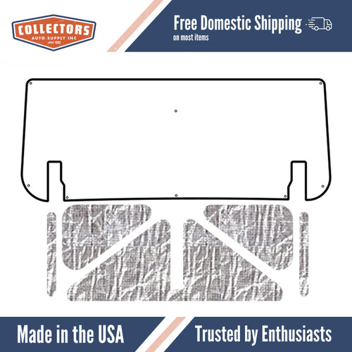Under Trunk Lid Cover for 1967-1968 Ford Mustang
